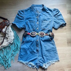 Vintage Western Romper